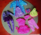 Vintage Barbie Doll Clothing 12 Pieces Skirts Jacket Leggings Shoes Tops Bag