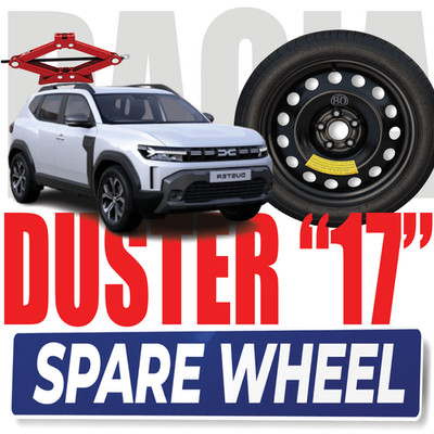 Space Saver Spare Wheel 5 Holes 17'' For Dacia Duster Jack Crick Kit
