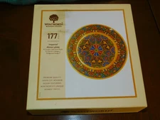 WENTWORTH Wooden Jigsaw PUZZLE Imperial Dinner-Plate 177 Piece Circular COMPLETE