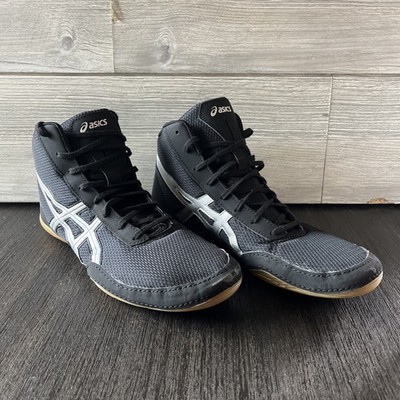 Asics Matflex 5 Mens Sz 13 Shoes Black Athletic Wrestling Training Sneakers NEW