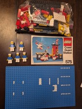 LEGO Town: Coast Guard Station (575) NO Stickers, Otherwise Complete W Manual
