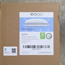 Coop Home Goods The Eden Cooling Adjustable Memory Foam Pillow, King size, White