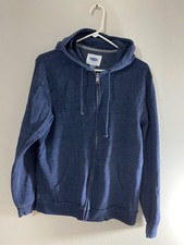 Old Navy Full Zip Hoodie Size Large Navy Blue