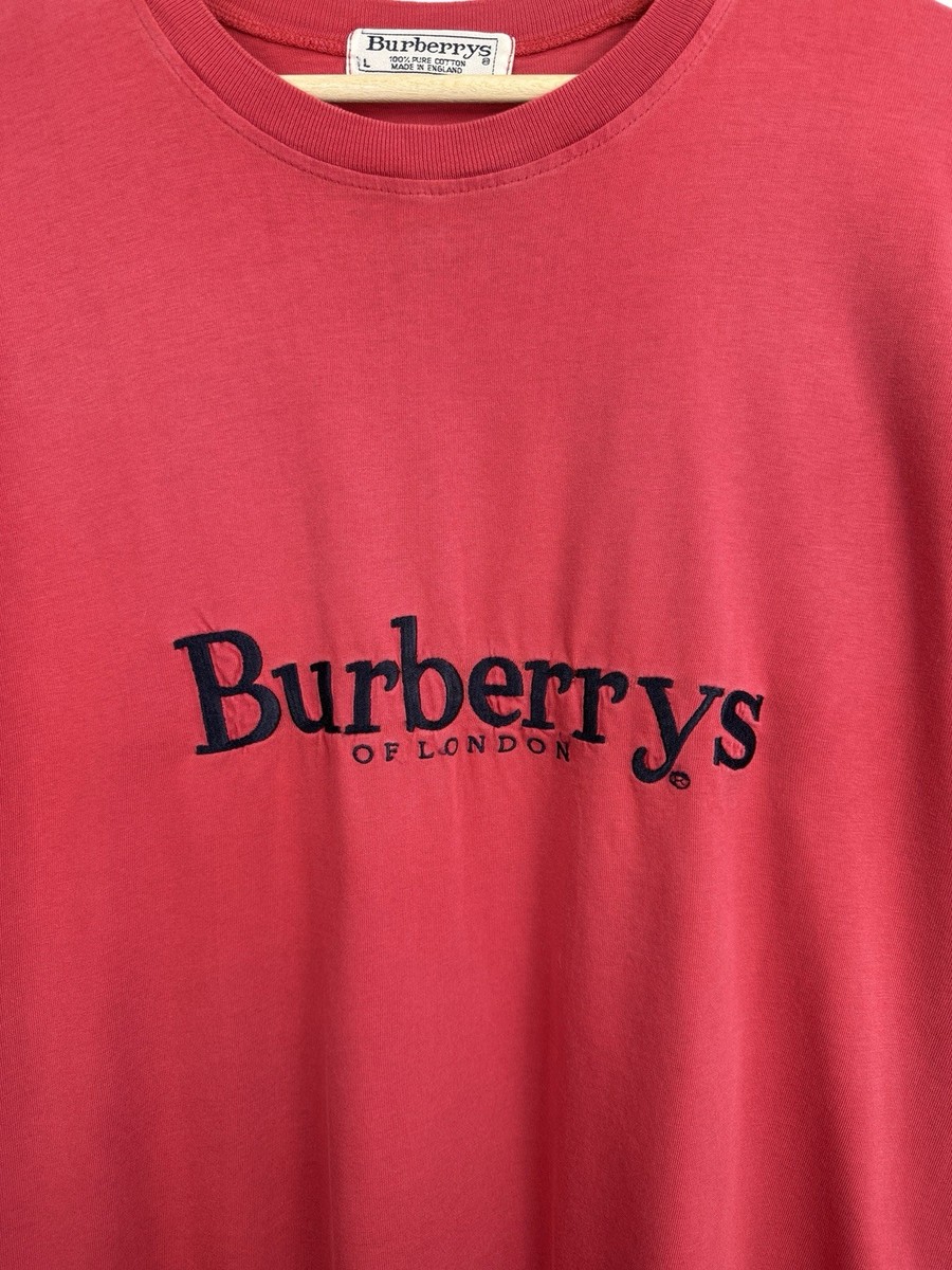 🇬🇧 Vintage 90s Burberry London T-Shirt Retro Rare Y2K Size L | eBay