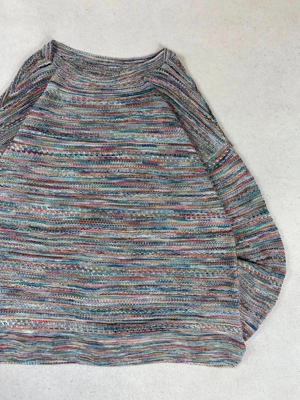 Pull Col rond crewneck Sweat 100% Coton multicolore Taille L - Photo 3/4