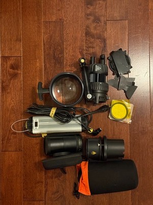 Dedolight DLED7 Kit (Parallel Beam, Projection, 150mm Lens, Gobo, gel, barndoor)