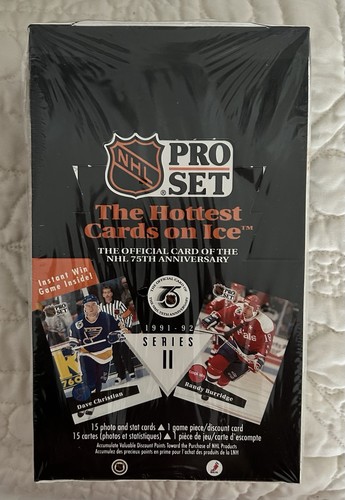 1991-1992 PRO SET NHL Hockey (Series 2) Factory Sealed Box