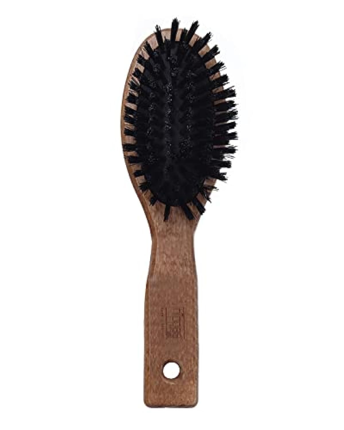 Cheveux fins cassants ? Brosse pneumatique en crin de cheval pour cuir chevelu délicat