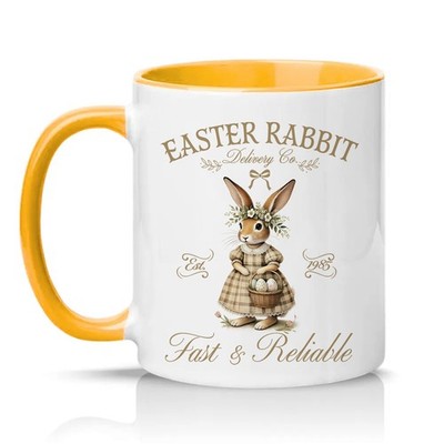 Ostern Hase Delivery Co Est Damen 11 Unzen Keramiktasse Vintage Osterhase Geschenk
