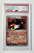2003 Pokémon Typhlosion Ex Holo Sandstorm #99 PSA 8 NM-MT on eBay