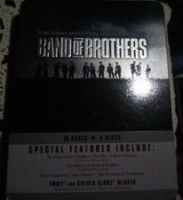 Band Of Brothers - 6-Disc DVD Box Set, Tom Hanks, Spielberg 2002 WWII Metal Tin