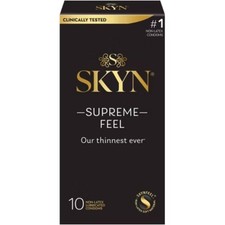 SKYN Supreme Non-Latex Lubricated Condoms - 10ct