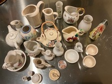 Vintage Miniature Porcelain/Ceramic Tea Set Collection - Over 30 Pieces 