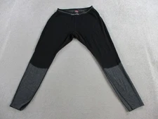 Icebreaker Pants Mens 2XL Black Gray Wool Thermal 260 Merino Base Layer