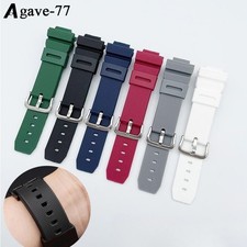 Silicone Strap Watch Band for Casio GA-2100, Plaid Design Sports Wristband New