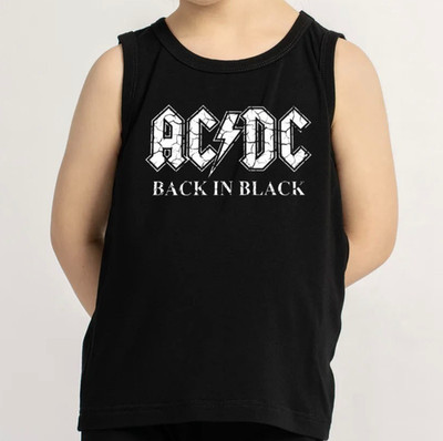AC/DC Rock Band Toddler's Tank Tops (Multiple Designs & Colors)
