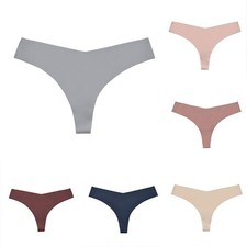 Seducente perizoma vita bassa seta ghiaccio donna sexy gstring mutandine intimo