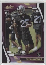 2021 Panini Absolute Rookies Spectrum Purple 2/5 Trevon Moehrig Tre'von #166 n0c