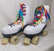 Epic Roller Skates Woman Size 8 Twilight Color Lighted Wheels R B Y G Preowned