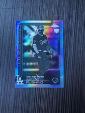 DALTON RUSHING 2025 TOPPS CHROME UPDATE NEGATIVE REFRACTOR RC #USC151 DODGERS