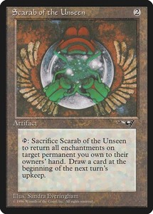 Scarab of the Unseen - Alliances #128/199 - Uncommon Artifact - MTG
