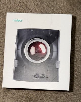 Nulea M512 Wireless Red Trackball Mouse Rechargeable Bluetooth/USB DPI 1600