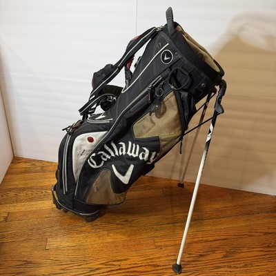 Callaway 7 Way Stand Golf Bag Brown/Black Dual Carry Straps with