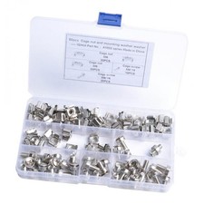 50 Mount Cage Nuts, Screws and Washers for Rack Mount Server Cabinet,