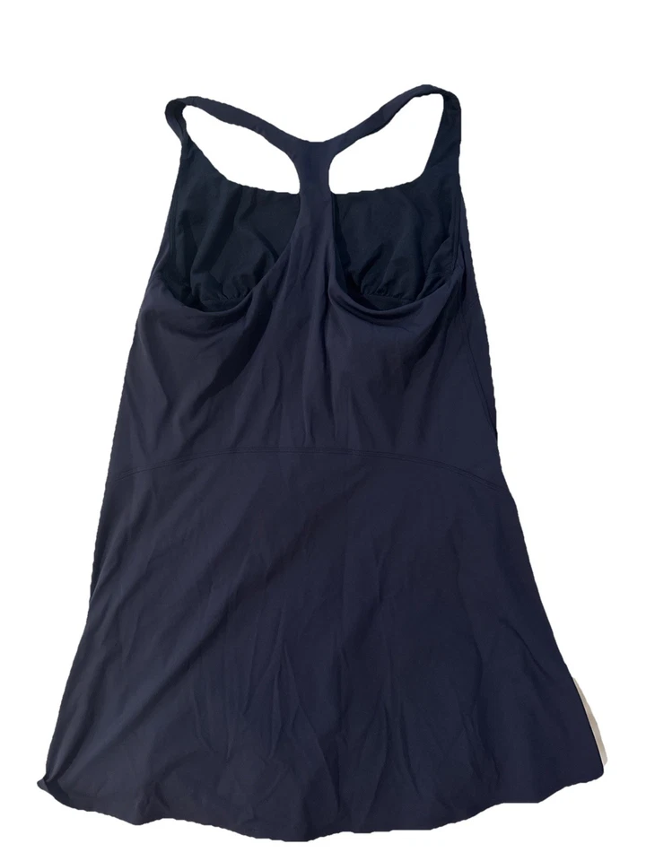 Vestido Lululemon azul marino talla 12 sujetador incorporado Foto 3 de 4
