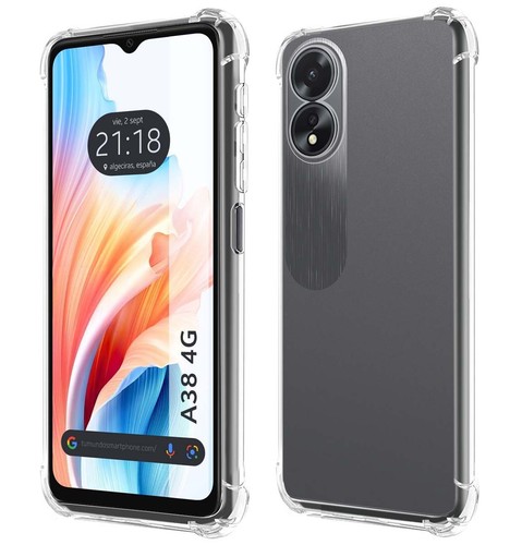 Tumundosmartphone Custodia In Silicone TPU Antiurto Trasparente Per OPPO A74 4G - Protezione Angoli Rinforzati