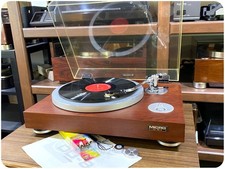 MICRO SEIKI DD-8 Turntable w/ Dust Cover Rubber Mat Tested Works Japan GS03 20.0