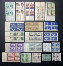 US Stamp Lot, Plate Blocks