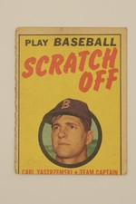 Topps Baseball Scratch Off Carl Yastrzemski