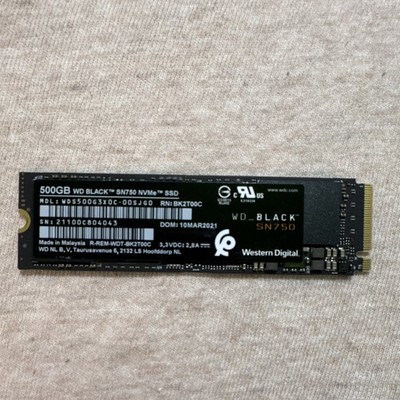 Western Digital WD_BLACK SN750 500GB M.2 2280 NVMe Internal SSD | eBay