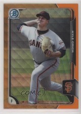 2015 Bowman Chrome Prospects Orange Wave Refractor Kyle Crick #BCP235 0b3