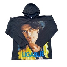 Prime Company felpa Ligabue su e giù da un palco tour vintage 1997 taglia M