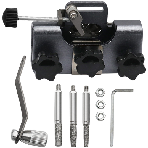 Portable Hand Chain Grinder With 3 HSS Grinding Heads For Chainsaw Sharpening - Zdjęcie 3 z 24