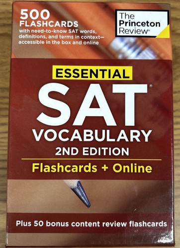 The Princeton Review Essential SAT Vocabulary: 500 Essential Vocabulary Words