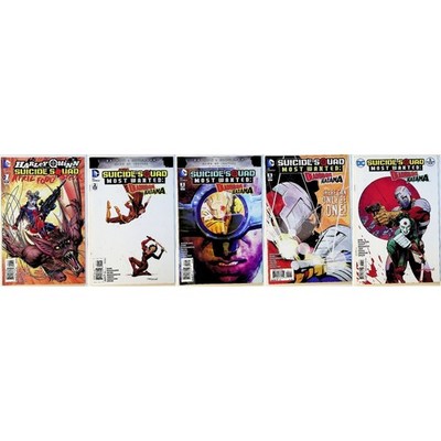 DC Comics Suicide Squad Most Wanted Deadshot Katana #2-3 5-6 Harley Quinn Lot