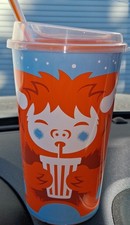 WHATABURGER YETI Collectible 32oz Reusable CUP w/Lid & Straw 75th Year Est. 1950