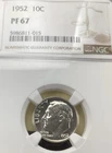 1952 NGC PF67 10c. (1015) Free Shipping.