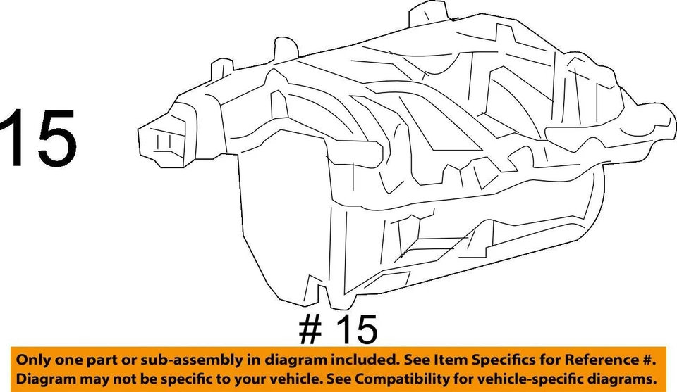 Plenum Intake Manifold from 2013 Ford Expedition 5.4L 3V 10317569 - Image 4 of 4