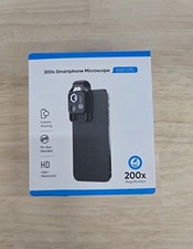 APEXEL 200X Magnification Smartphone Phone Microscope Lens with CPL 6 LED Lights