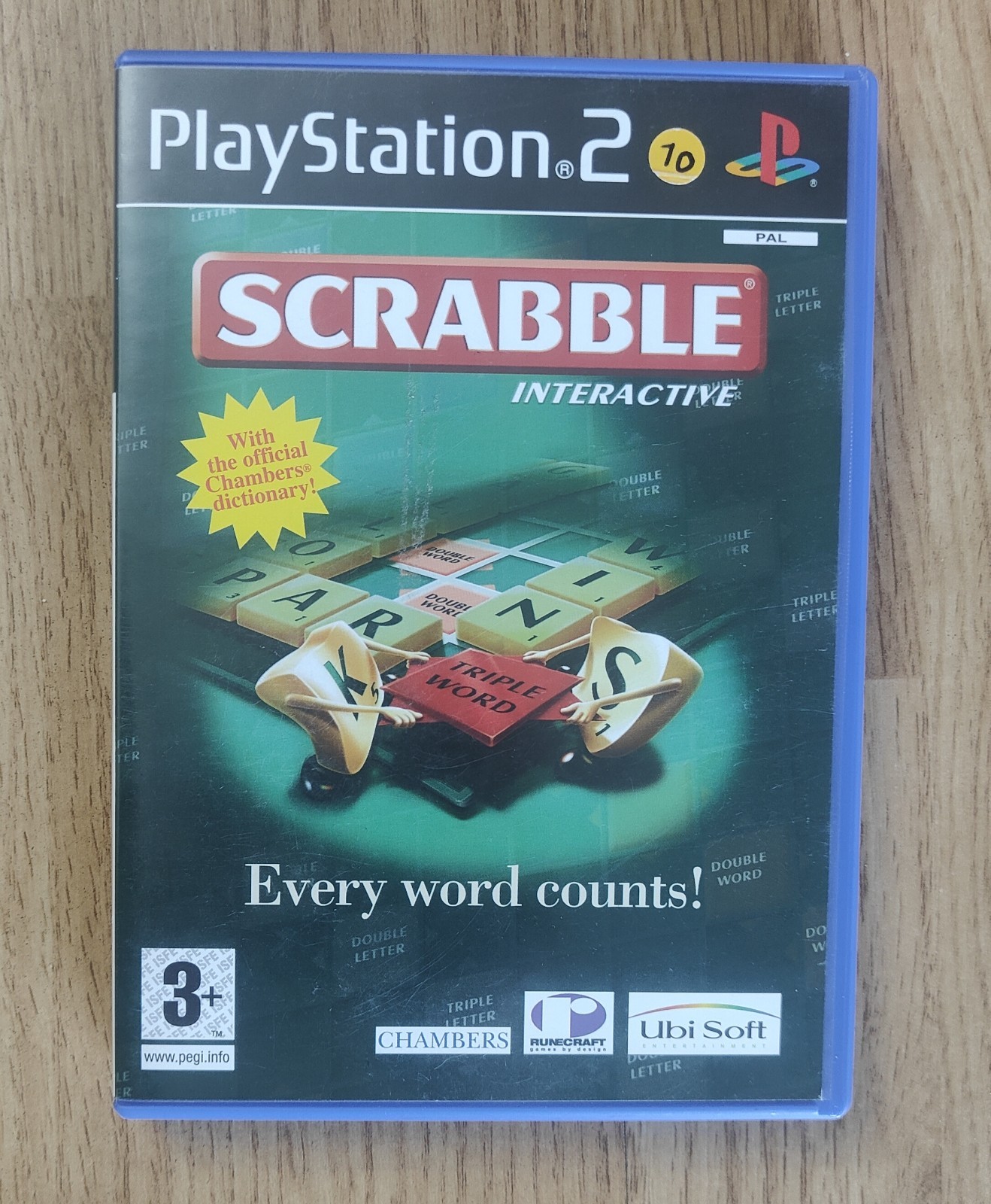 Jeu Scrabble pour Sony PlayStation 2 - PS2 - en très bon état