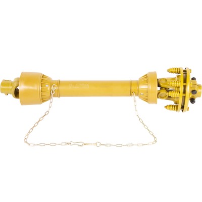 PTO Shaft PTO Drive Shaft 1-3/8''x6 Spline w/Slip Clutch Yellow T4 31.5-41''