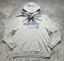 NWT! Fanatics 2021 Stanley Cup Playoffs Winnipeg Jets Hockey Mens Hoodie 2XL