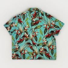 Paradise Collection Men’s XXL 100% Silk Tropical Floral Shirt Aloha EUC Hawaii