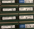 Lot Of 4 Micron/Crucial 8GB 1Rx4 PC4-2133P REG ECC SERVER MEMORY RAM(32GB Total)