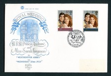1986 Royal Wedding FDC. Dummer,Stuart, Basingstoke First Day Cover. SG 1333-1334