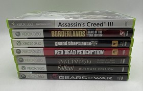 Microsoft Xbox 360 Elite Black 120GB HDD Home Console With Accessories And Games